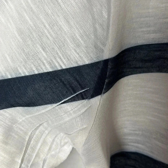 Y2K,vtg, NEW, MOFFI top,beaded floral, striped,sheer,feminine,cottagecore,boho - Picture 8 of 13